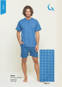 PIGIAMA UOMO M/M U65007 Tellini S.r.l. Ingrosso Abbigliamento